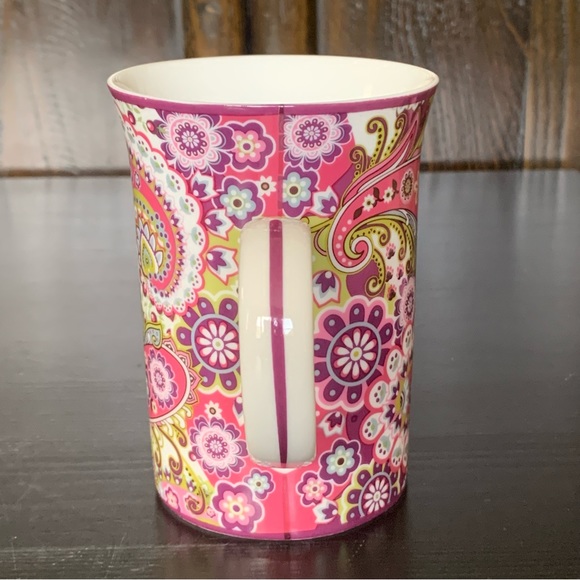 Vera Bradley Very Berry Paisley Ceramic Mug Barnes & Noble Exclusive - Picture 4 of 8